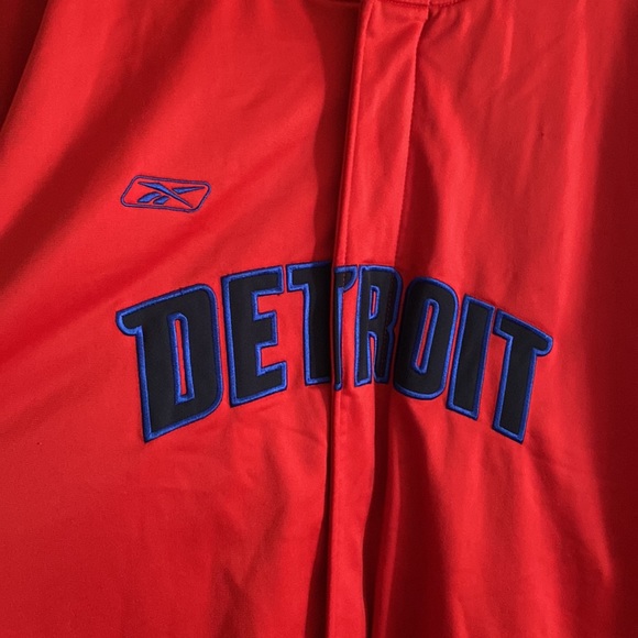 Detroit Pistons Reebok Jacket 4XL - Picture 3 of 7